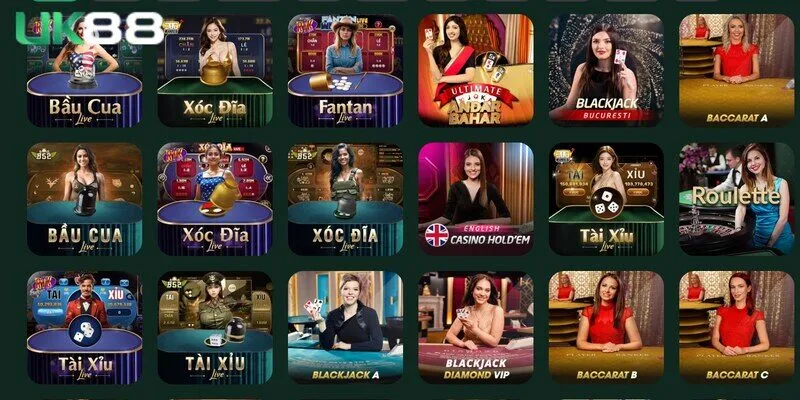 Casino là sảnh mang đến hàng trăm trò chơi vô cùng thú vị