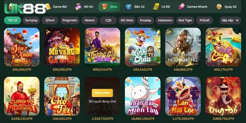 Nổ hũ mang đến nhiều game vô cùng hấp dẫn, thưởng cao